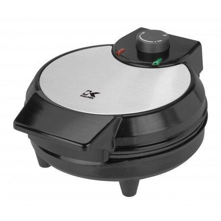 Kalorik Classic Belgian Waffle Maker, WM 42054 BK, Ready Indicator for Perfect Waffle, Stainless Steel/Black