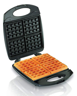 Hamilton Beach 4-Piece Belgian Waffle Maker (26020) (Renewed)