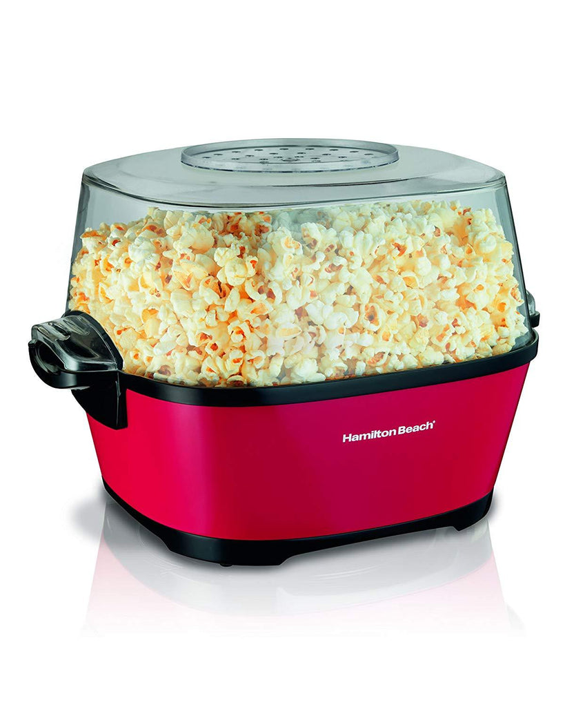 Hamilton Beach 804067325546 Popcorn Popper-Hot Oil (73302), 1, Red