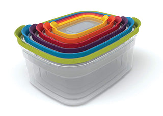Joseph Joseph 81009 Food Storage Container, 12-Piece, Multicolored