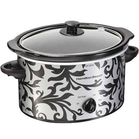 Hamilton Beach Slow Cooker, Oval Shape, 3 Quart Capacity